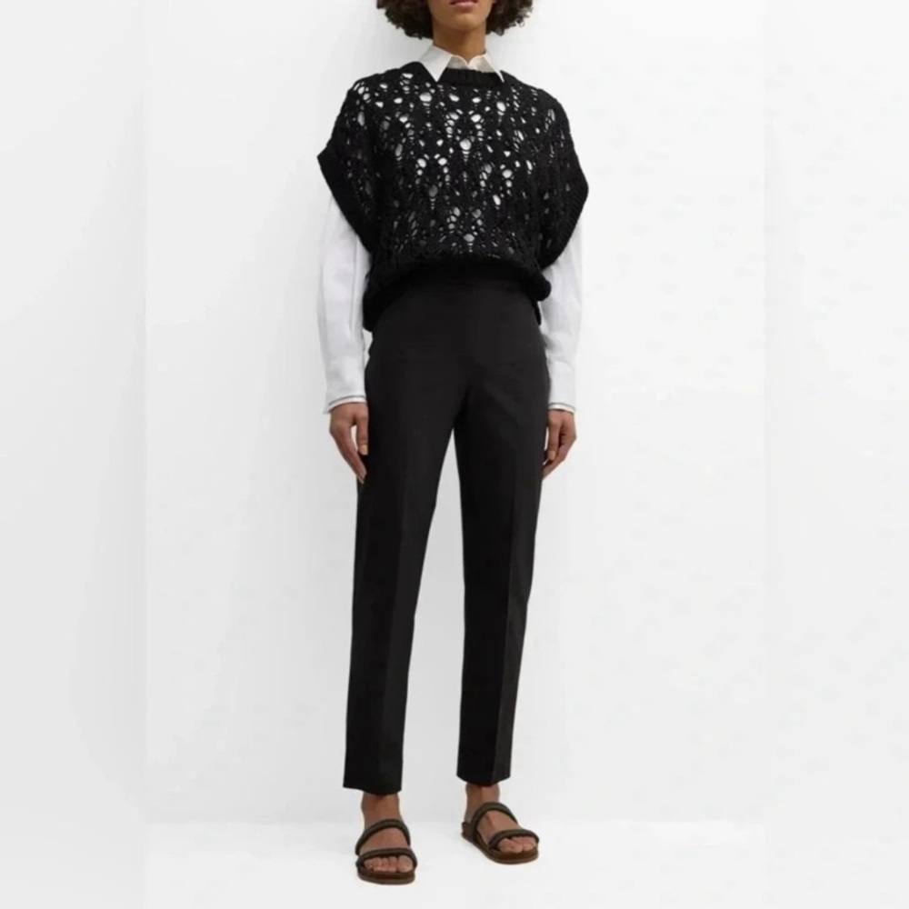 Brunello Cucinelli Black Slim Fit Pants